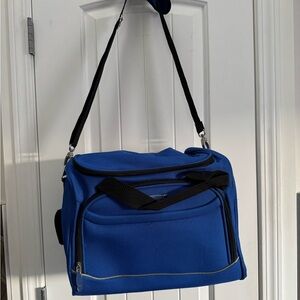 Delsey Blue Carry On Bag